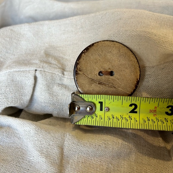 Curtain panels, Chic Farmhouse, Linen, 40”W x 108”L - Picture 3 of 4